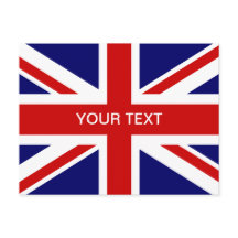 Cartões de posto de bandeira britânica | Union Jac