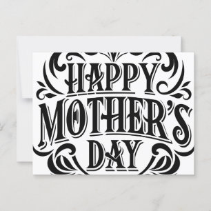 Cartões de posto deixados para o dia da mãe