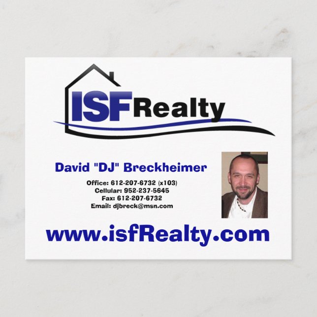 Cartões de Posto do agente (Editar e personalizar  (Frente)