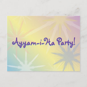 Cartões de Posto para Convite de festas Ayyam-i-Ha