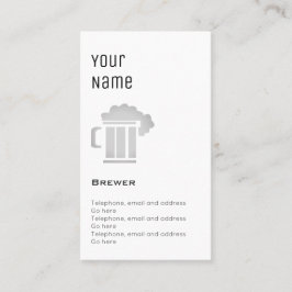 Cartões de preço "essenciais" do cervejeiro