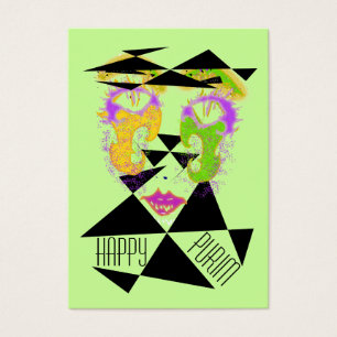 Cartões de presente para Abstrato de purim ChubbyB