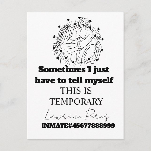 Cartões de Presídio Longa Distância Fofo (Frente)