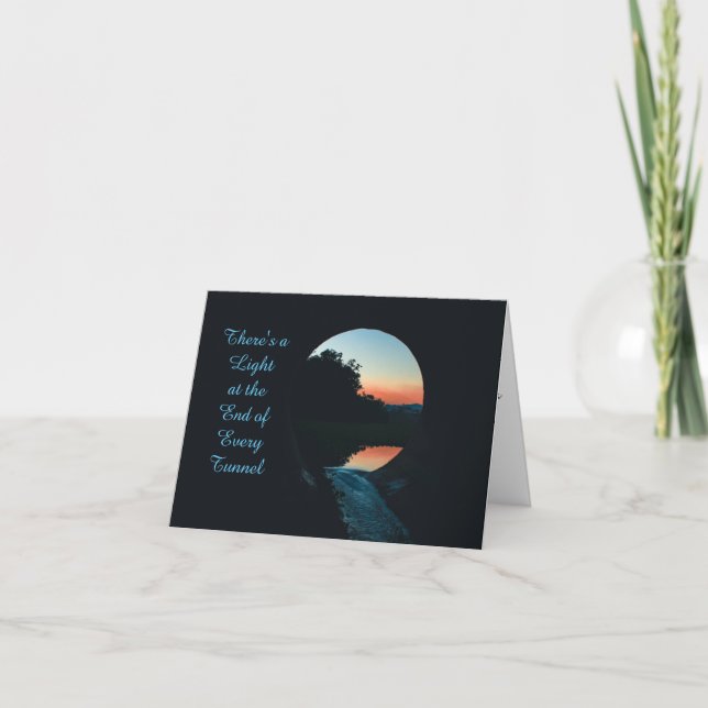 Cartões de prisioneiro - Luz no final do túnel (Frente)