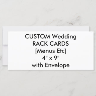 Cartões de programa e menu de casamento personaliz