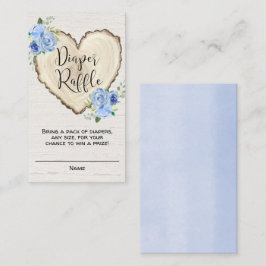 Cartões de ralé de fralda floral