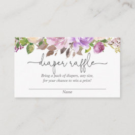 Cartões de rampas para fralda de lavanda roxa