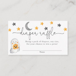 Cartões de ravina de fralda, bonitinhos e fantasma