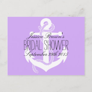 Cartões de recebimento de Chás de panela de Âncora