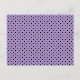 Cartões de Receita com Bolinhas Roxas e Pretas
