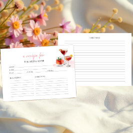 Cartões de receitas de Chá de panela floral