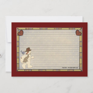 Cartões de receitas de Natal