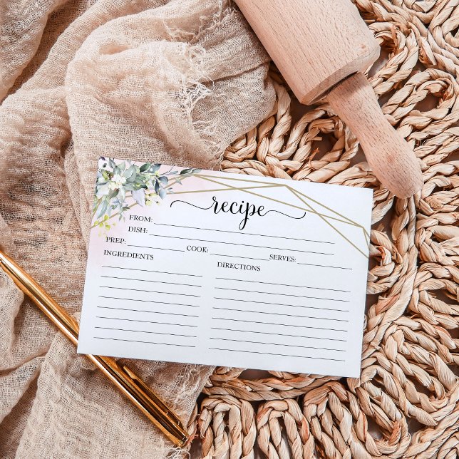 Cartões de receitas geométricas de Chá de panela v (Criador carregado)