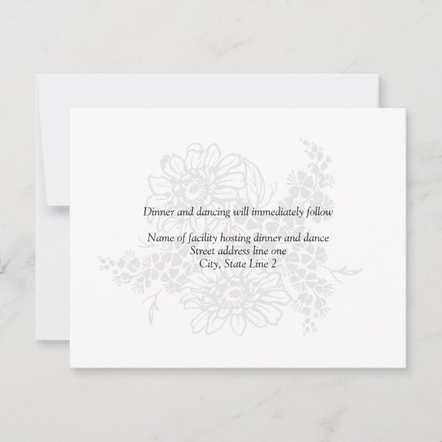 Cartões de recepção (Frente)