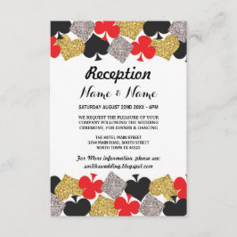 Cartões de Recepção de Casamento Las Vegas Festa n