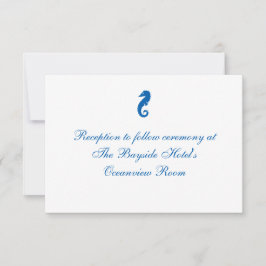 Cartões de Recepção "Serenidade dos Cavalos do Mar