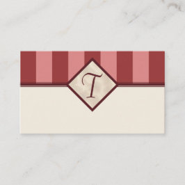 Cartões De Registro Burgandy & Pink Wedt