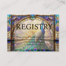 Cartões de Registro de Presentes de Casamento de P