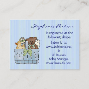 Cartões de Registro do Bebê-Presente