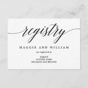 Cartões de Registro - Letra Moderna