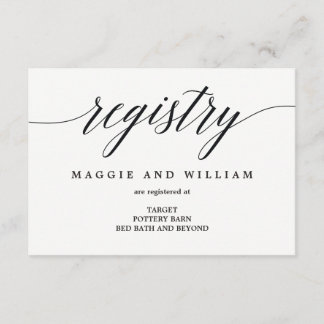 Cartões de Registro - Letra Moderna