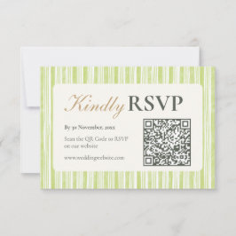 Cartões de Resposta de Casamento com Código QR e L