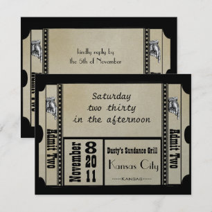 Cartões de Resposta de Casamento com Texto Preto F