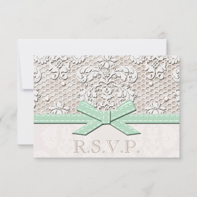 Cartões de Resposta de Casamento RSVP de RSVP de R (Frente)