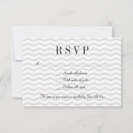 Cartões de resposta de casamento RSVP do padrão de
