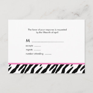 Cartões de Resposta de Padrão Zebra
