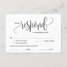 Cartões de Resposta de RSVP, Resposta, Resposta An