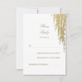 Cartões de resposta para casamentos Elegantes de Á