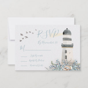 Cartões de resposta para o casamento RSVP