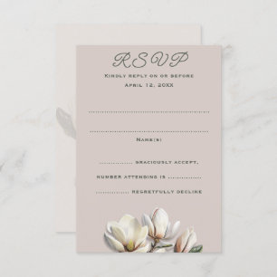 Cartões de Resposta Vertical para Casamento da Mag