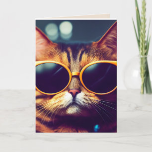 CARTÕES DE RETORNO DE GATOS LEGAL DE ANIVERSÁRIO