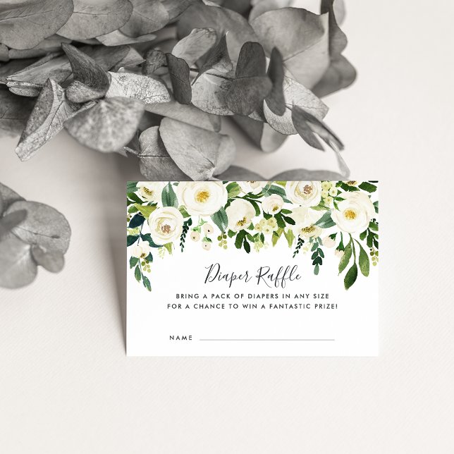 Cartões de rifa de fraldas para chá de bebê Alabas (Criador carregado)