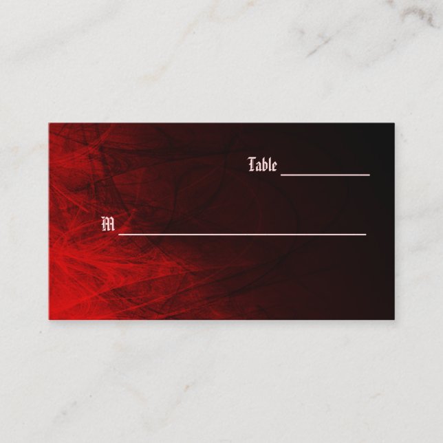 Cartões de Rosa góticos Cartão de visita (Frente)