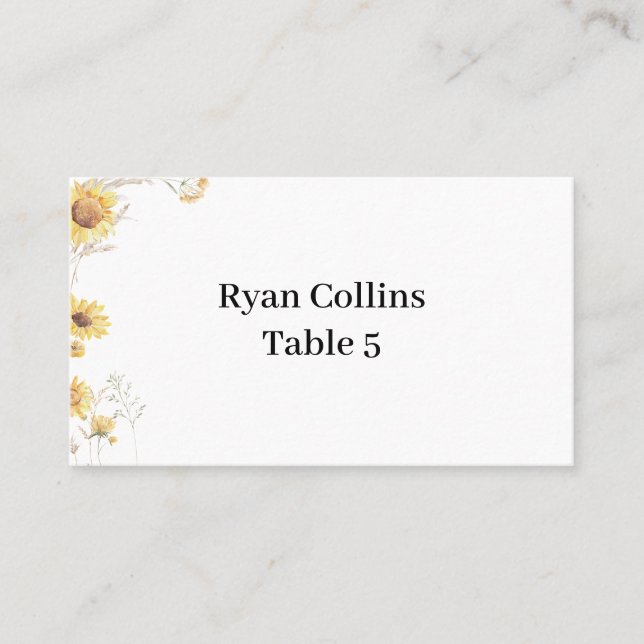 Cartões De Rótulo Elegante Boho (Frente)