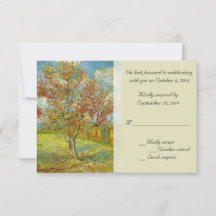 Cartões de RSVP florais vintage. Para casamentos d