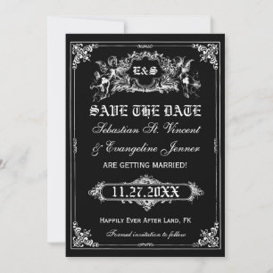 Cartões de Salvar a Data de Casamento de Conto de 