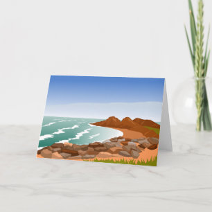 Cartões de Saudação da Costa Rocky