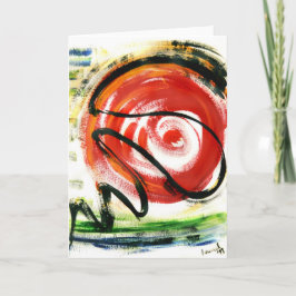 Cartões de saudação da "Entropy Abstrato Science"