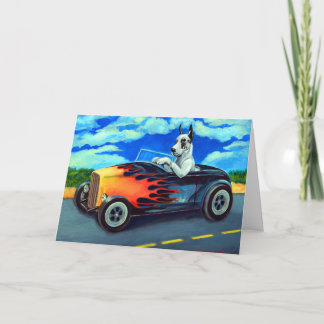 Cartões de saudação da grande Dane Harl