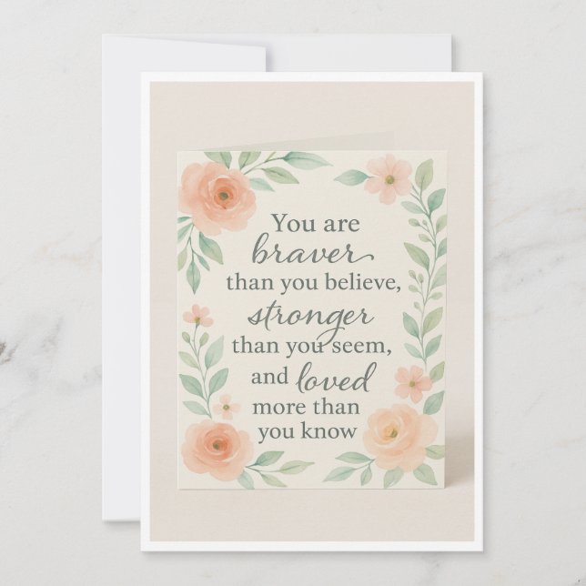 Cartões de saudação de abraço de papel (Frente)