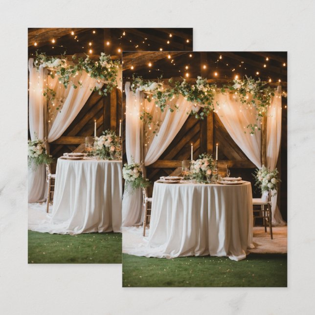 Cartões de saudação de casamento > Cartões de Noiv (Frente/Verso)