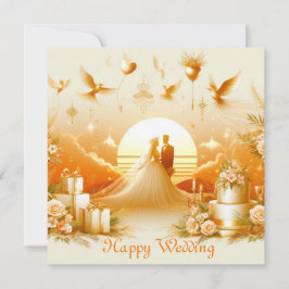 Cartões de Saudação de Casamento Feliz