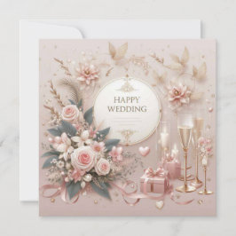 Cartões de Saudação de Casamento Feliz