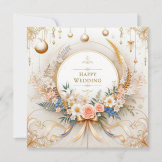 Cartões de Saudação de Casamento Feliz