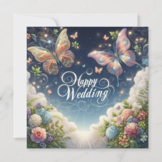 Cartões de Saudação de Casamento Feliz