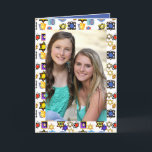 Cartões de saudação de Chanukah personalizáveis -<br><div class="desc">Cartões de Cartões de natal judaicos personalizáveis - Hanukah - Presentes exclusivos - Três tamanhos a escolher - Ordens em Massa ou Ordens de Solteiro</div>